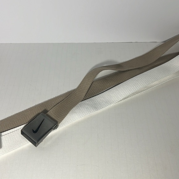 Bundle fabric Nike belts white and tan - Picture 3 of 8